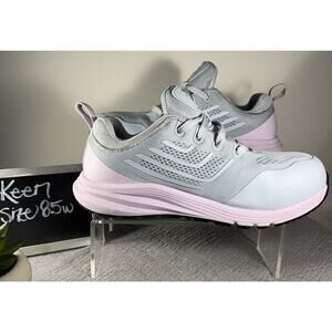 Women's Keen Utility Gray Pink Slip Resistant Shoe Size 8.5w